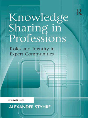 cover image of Knowledge Sharing in Professions